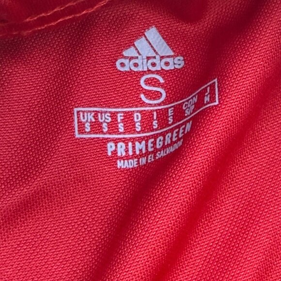 Adidas Mens Red Polyester Tapered Athletic Pants Aeroready Slim Fit Size S - New - Picture 11 of 14